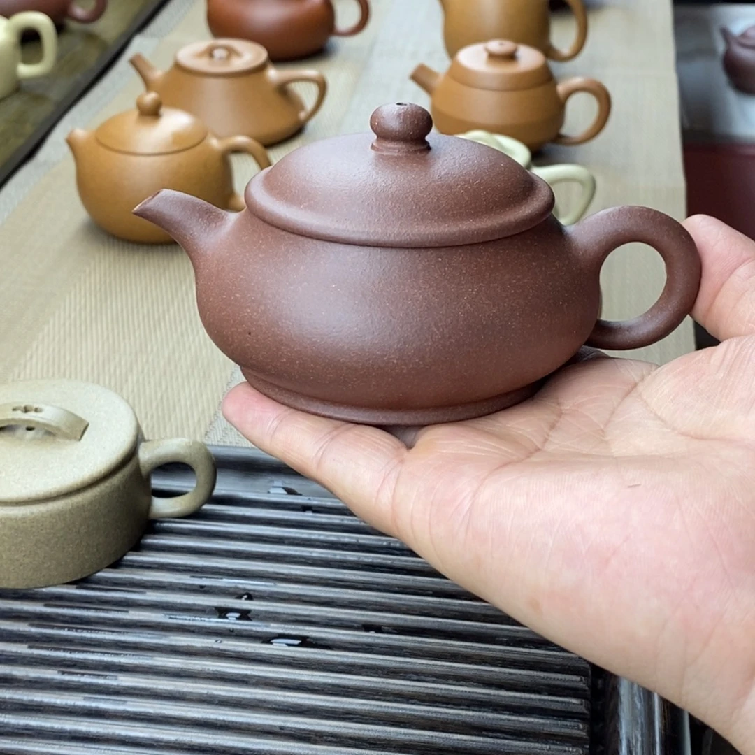 紫砂茶壶名炉微瑕140容量