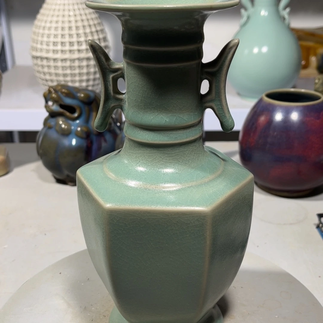 瓶汝窑瓷器品相完美