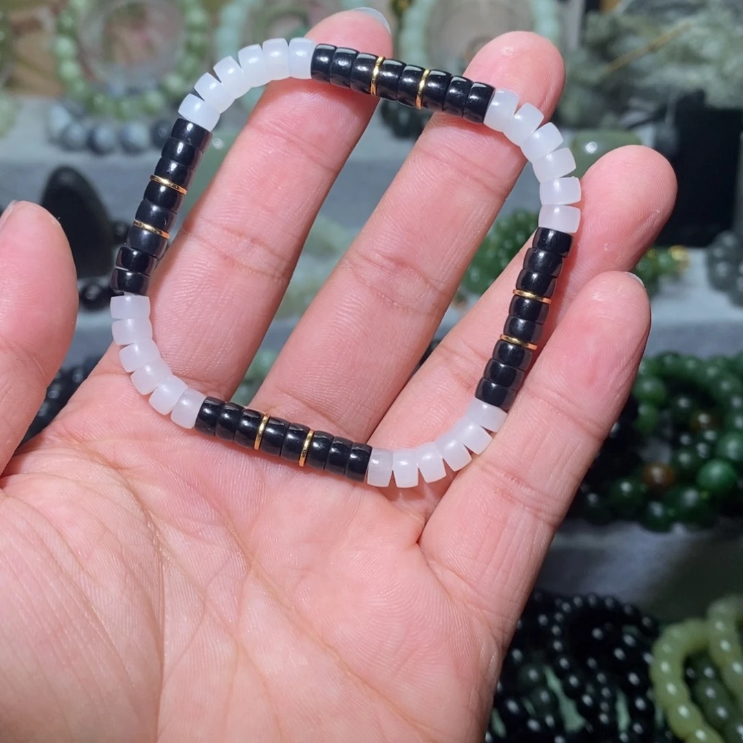 和田玉未镶嵌手链