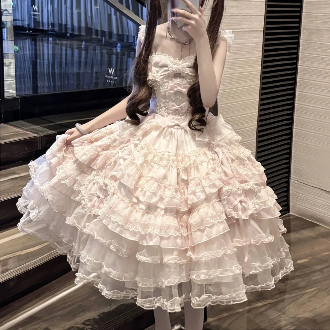 实体店【甜心日记】梦幻礼盒Lo原创设计doll感Lolita花嫁连衣裙