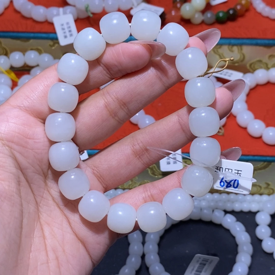 和田玉未镶嵌手链12.5老型