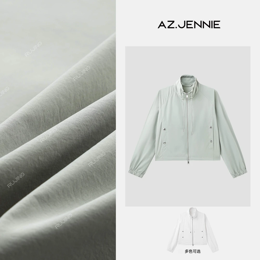 RUJING丨-Bur经典短款立领抽绳夹克-23-636