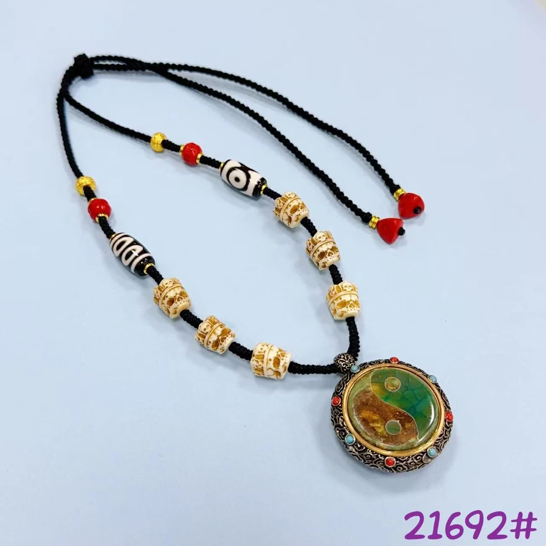 非金属珐琅吊坠 21692项链挂件吊坠百搭多样(发一)