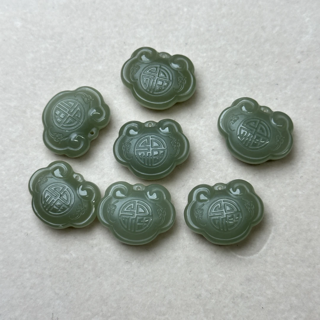 【F47】和田玉胖福锁多样性发其一