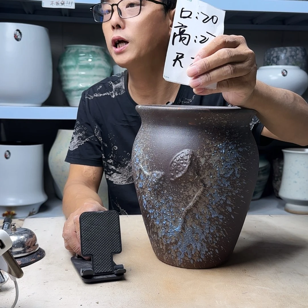 紫砂花盆尺寸20@27