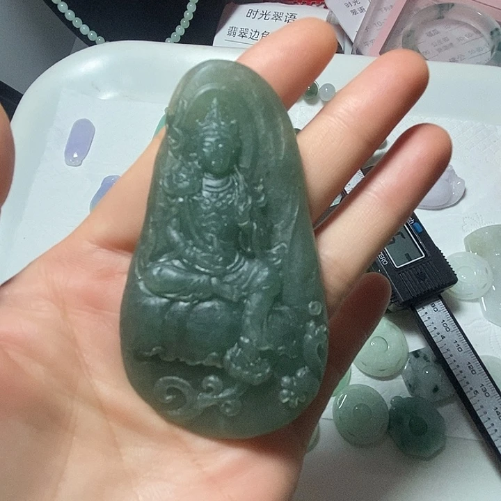 翡翠裸石翡翠毛货定制
