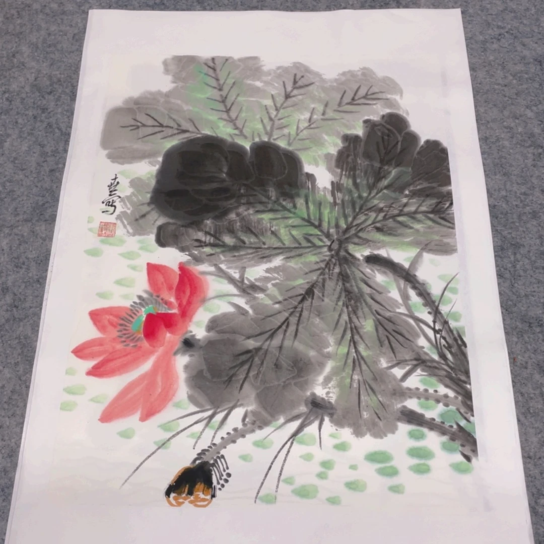 国画1.4平尺纯手绘国画作品
