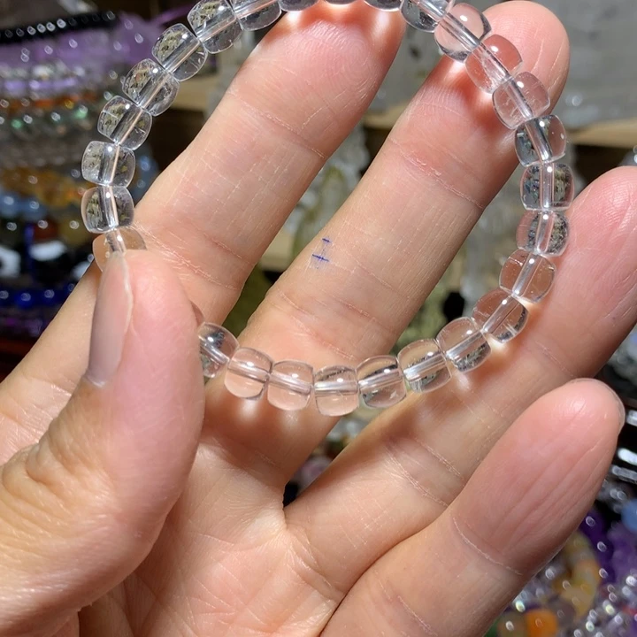 手串未镶嵌水晶老型古珠7mm