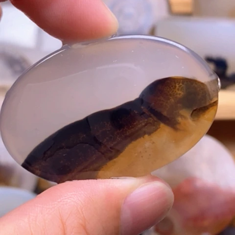 玛瑙/玉髓吊坠(不含链)未镶嵌