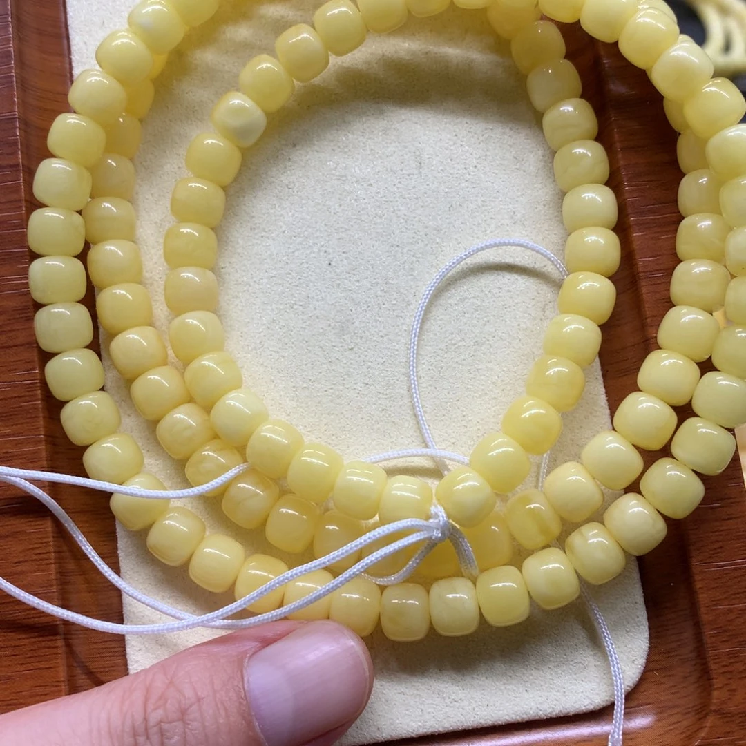 歪***妈蜜蜡未镶嵌手链蜜蜡