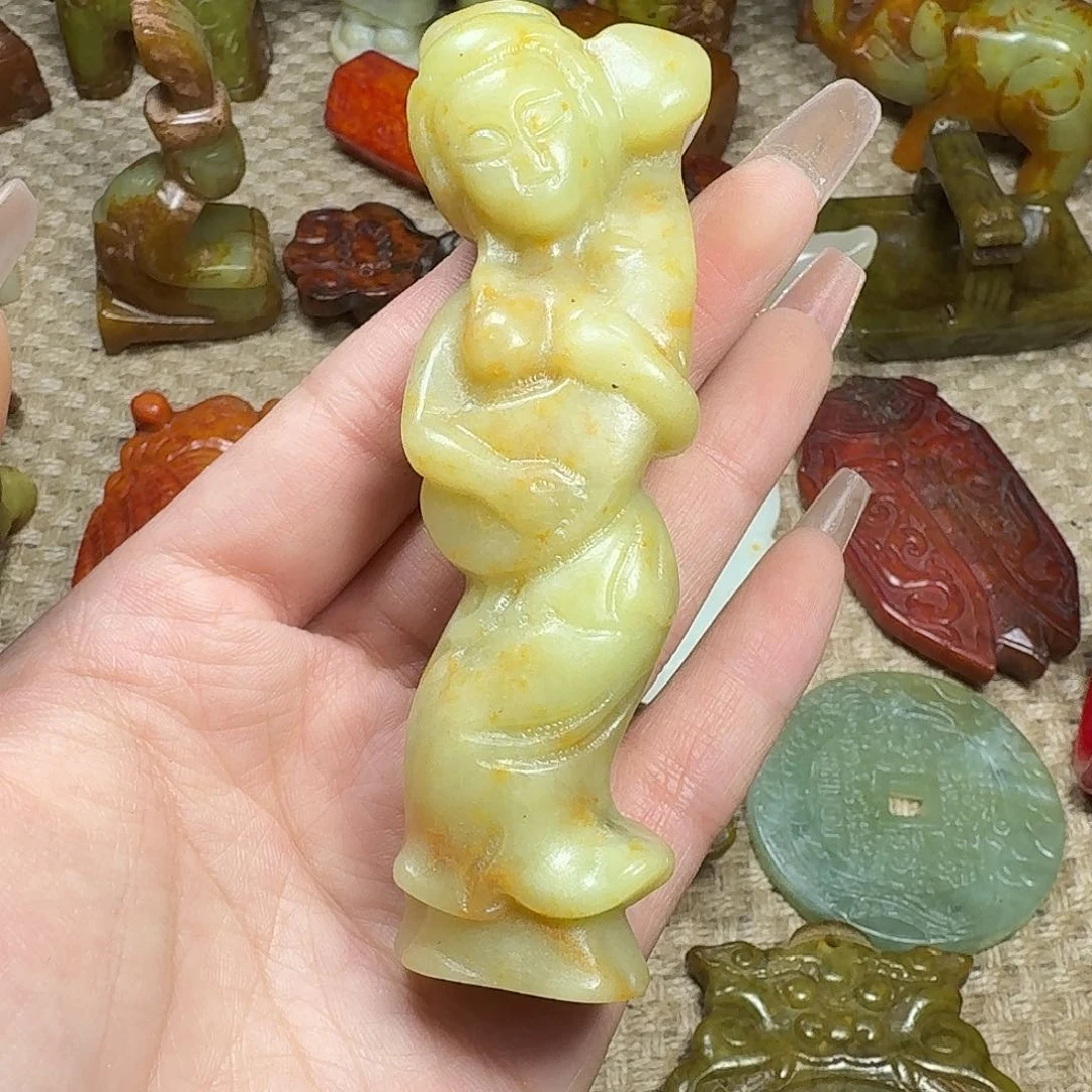 白玉菩提吊坠挂件