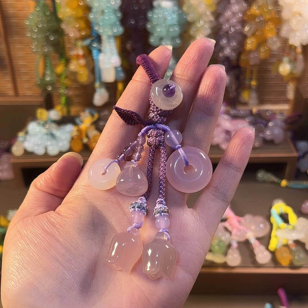 玛瑙/玉髓未镶嵌车挂