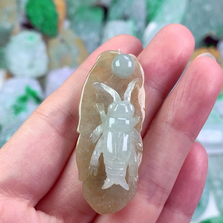 吊坠(不含链)未镶嵌翡翠