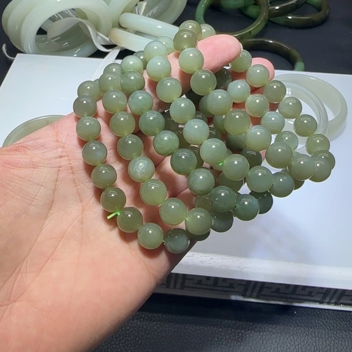 和田玉未镶嵌手链湖水库卡10……60