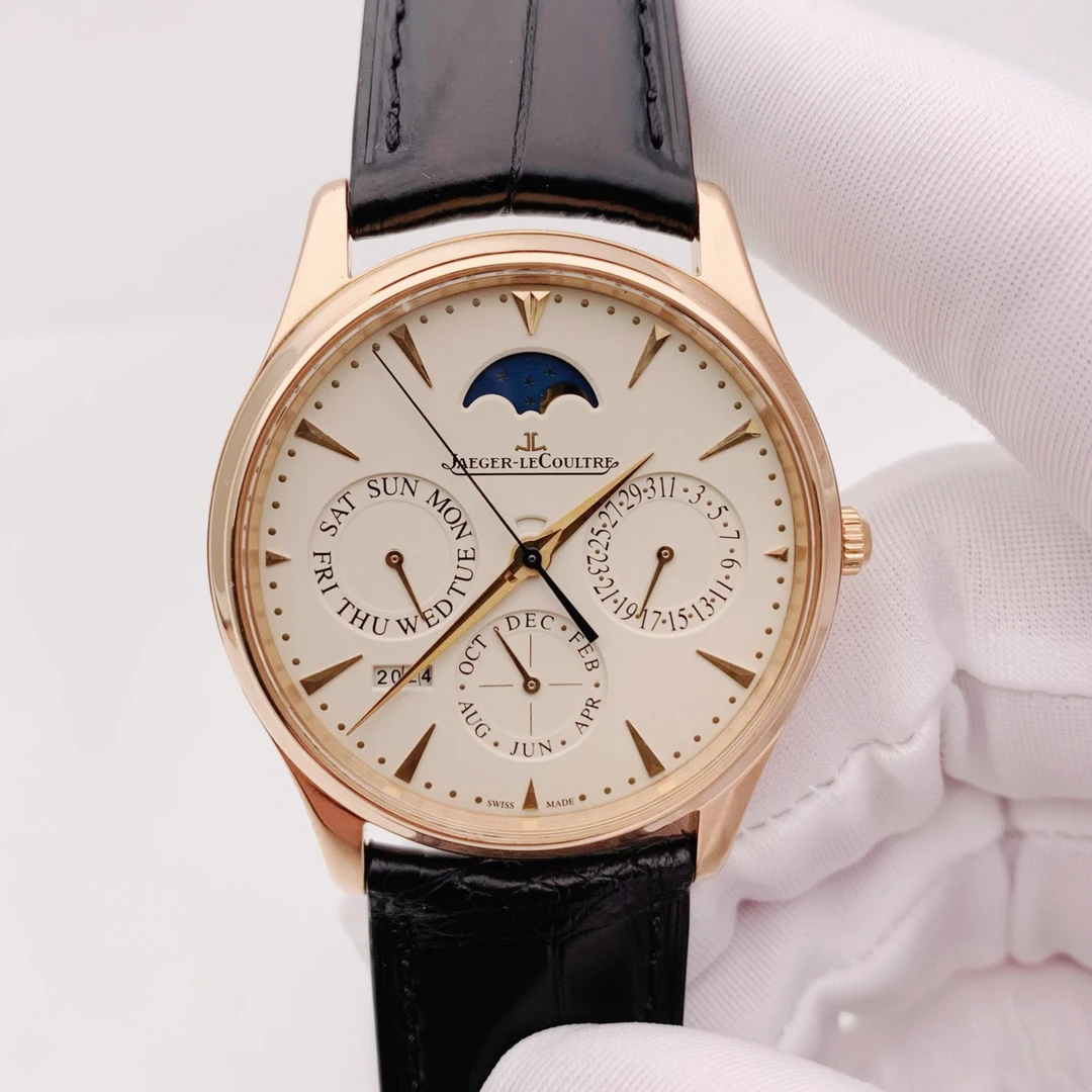 99新 Jaeger-LeCoultre/积家 1302520万年历金表｜39mm玫瑰金