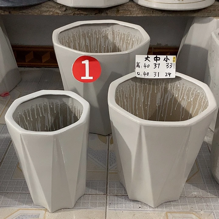 白八方来财大中小一套三个送托盘默认微瑕