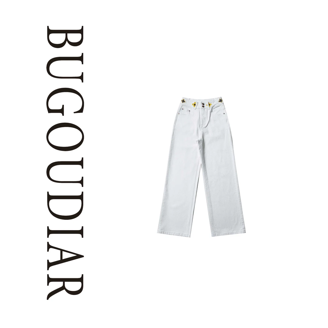 百搭时尚设计牛仔长裤BU261