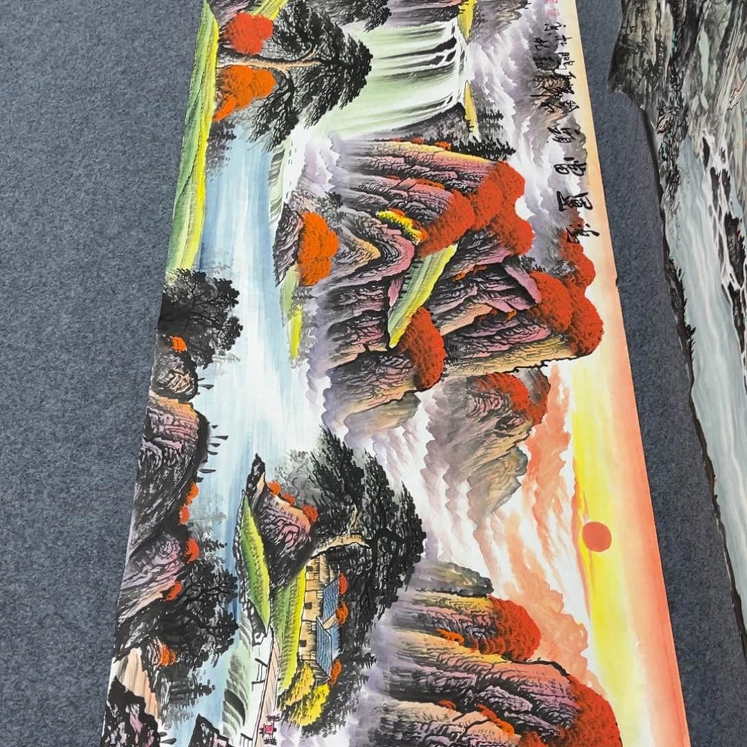 国画宣纸手绘，手工作品