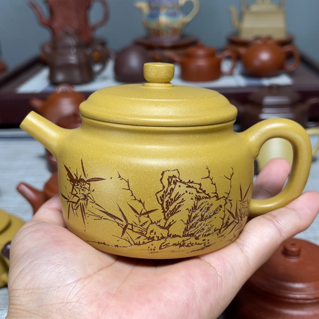 P***x茶壶紫砂黄金段德中200cc