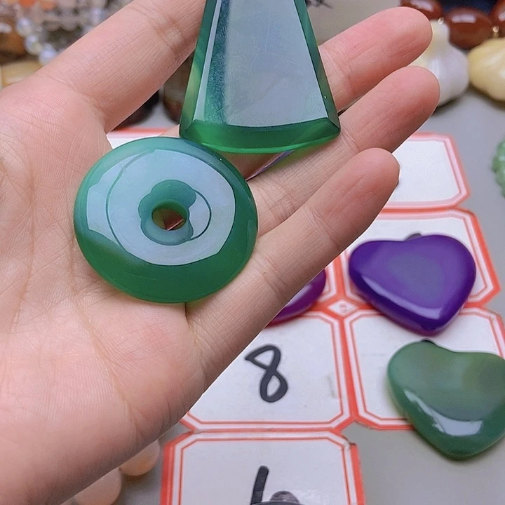 【闪购商品】未镶嵌玛瑙/玉髓珠宝半成品风