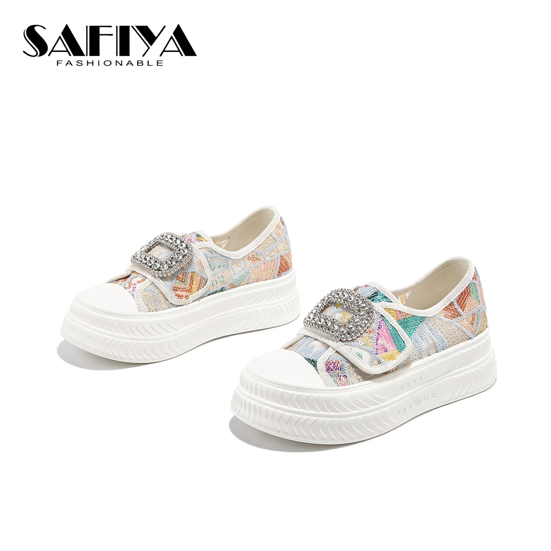 索菲娅Safiya2025夏季新款舒适透气时尚百搭休闲女鞋SFD2112B59