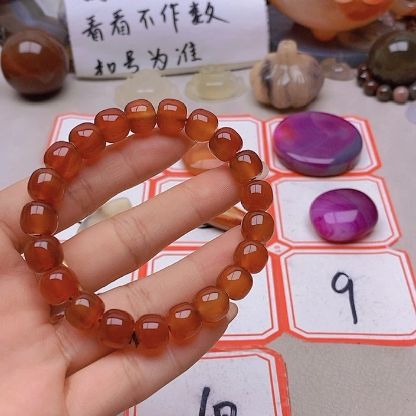 【闪购商品】未镶嵌玛瑙/玉髓珠宝半成品颜****Y