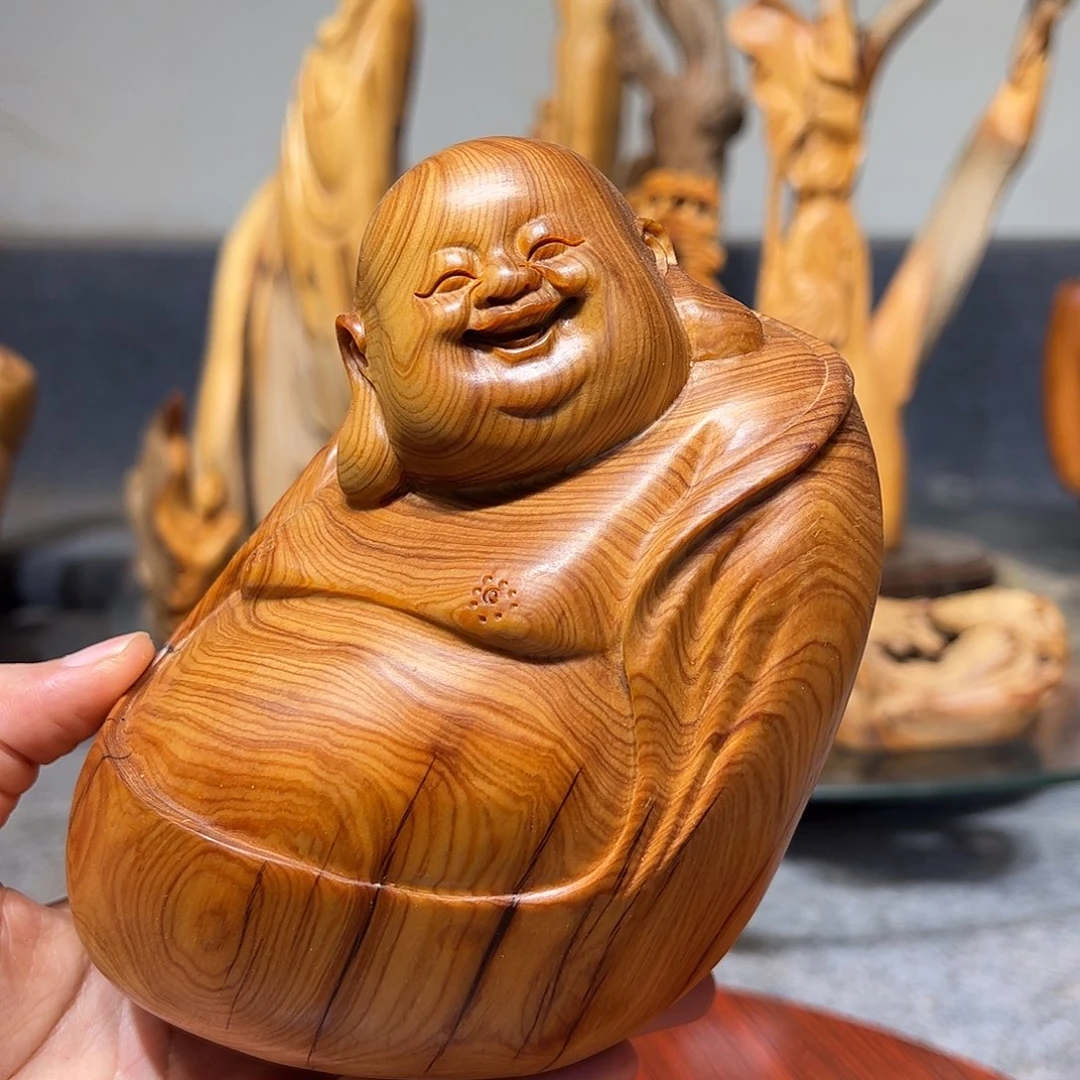 柏木崖柏木手把件摆件