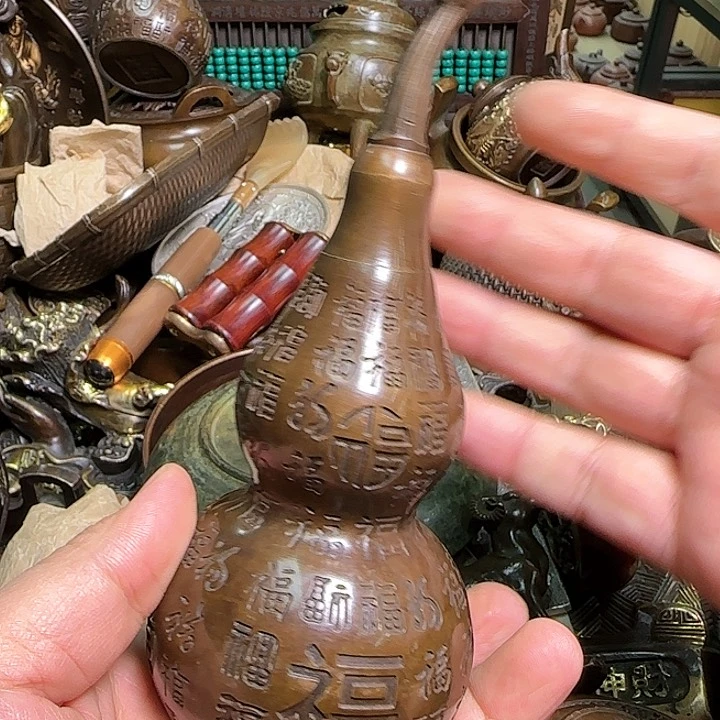铜器办公室茶室摆件