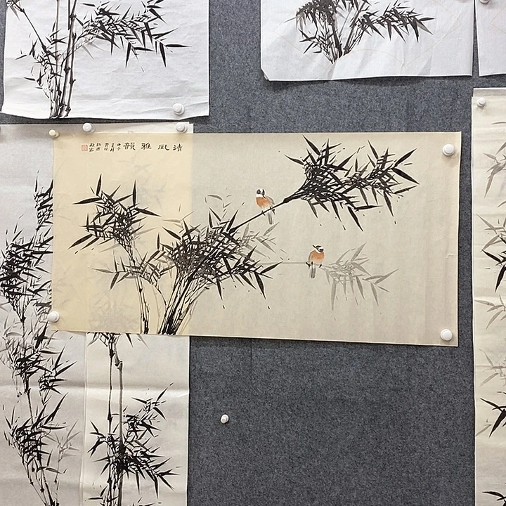 竖款新中式装饰画11