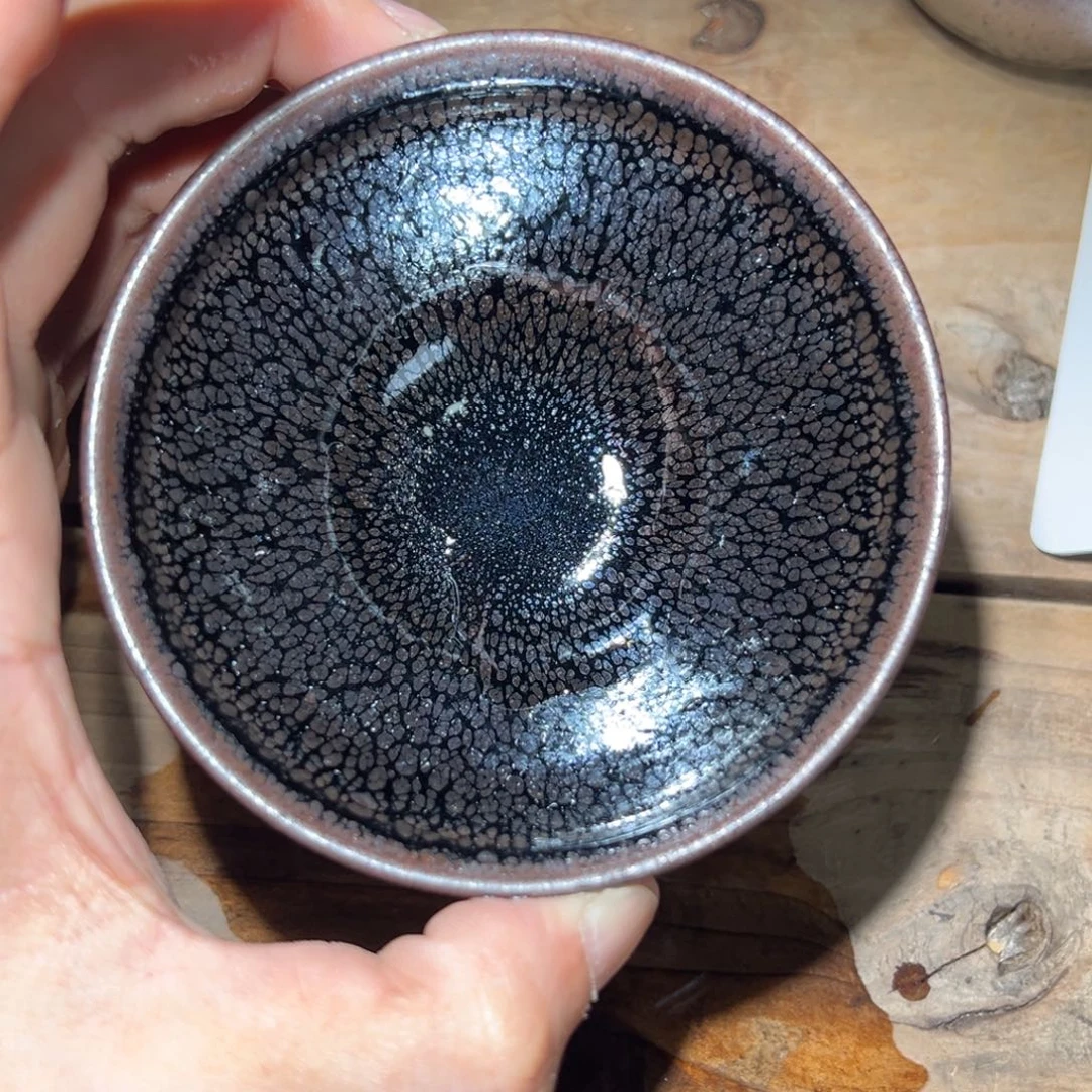 茶盏和**尘建窑建盏柴烧