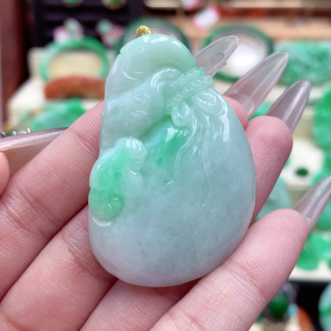 颈饰未镶嵌翡翠翡翠吊坠