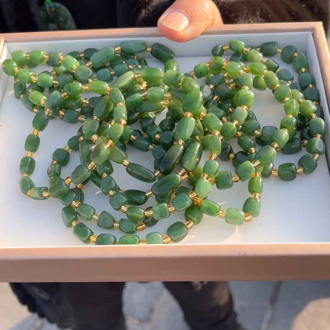 和田玉颈饰未镶嵌和田玉碧玉手串多样性发货（拍一发一）