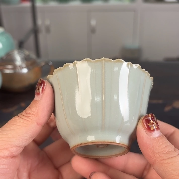 龙泉云间青瓷小米茶器