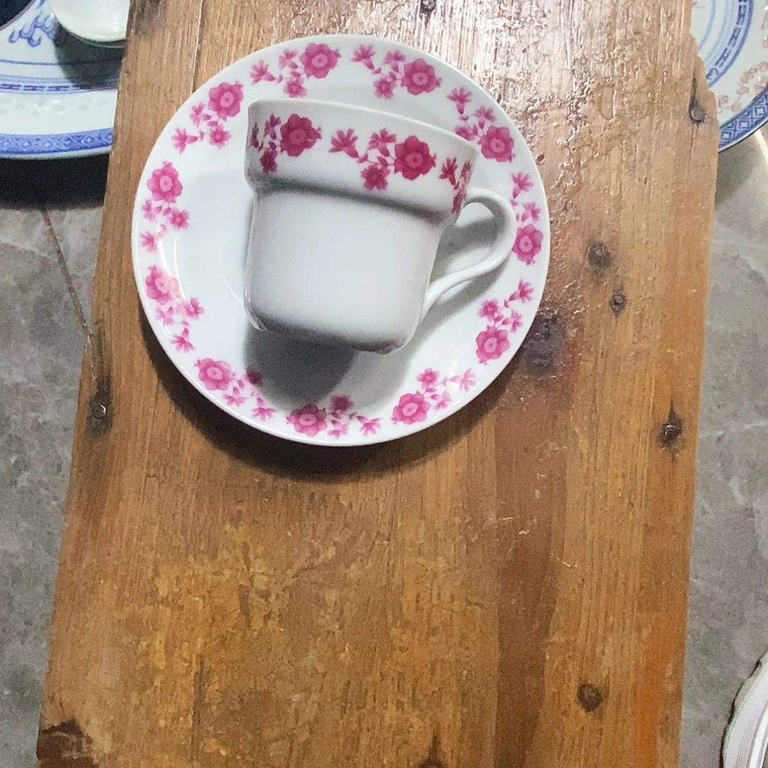 晋***学景德镇陶瓷杯碟6套