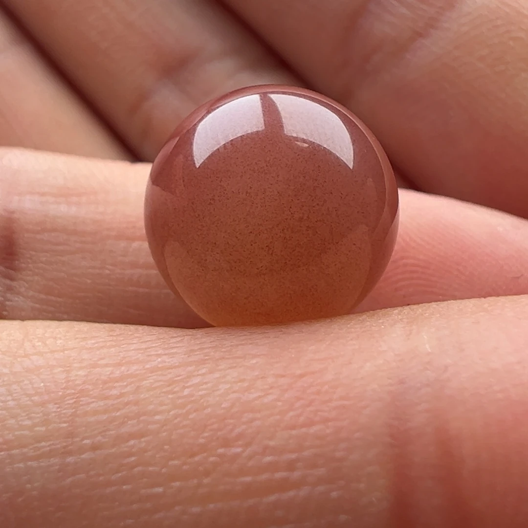 南红玛瑙圆珠13未镶嵌太***着