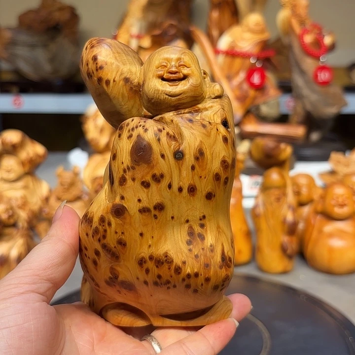 柏木太行崖柏弥勒佛瘤疤