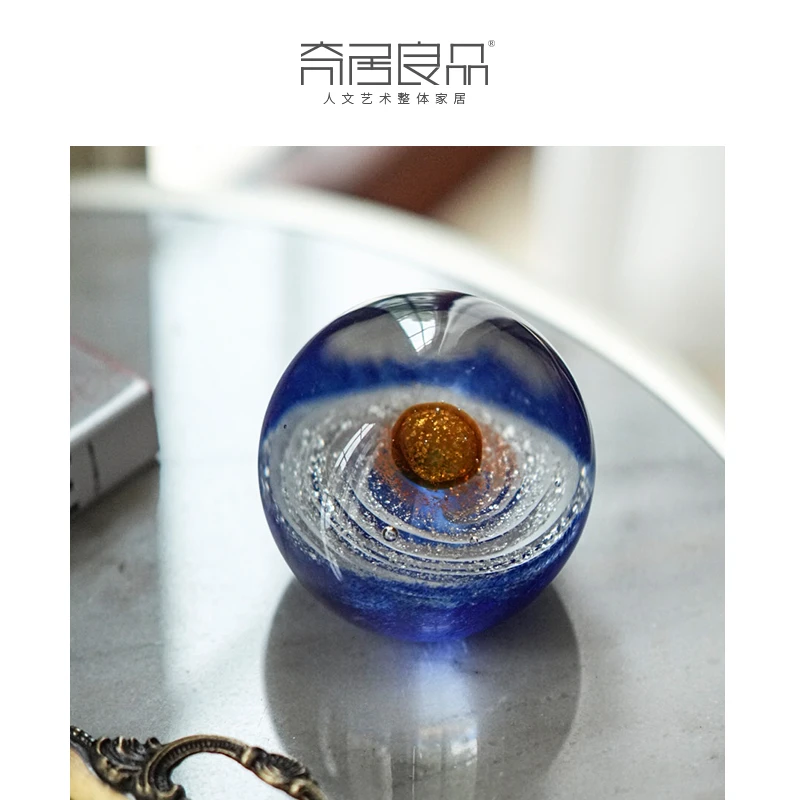 【奇居】天际琉璃球摆件高档圆形工艺品#NZW-2536