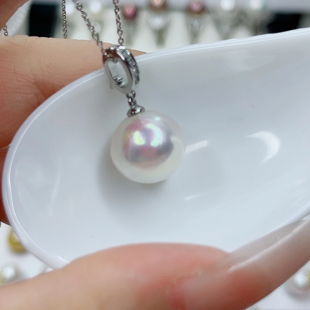 淡水珍珠合金吊坠(赠链)13