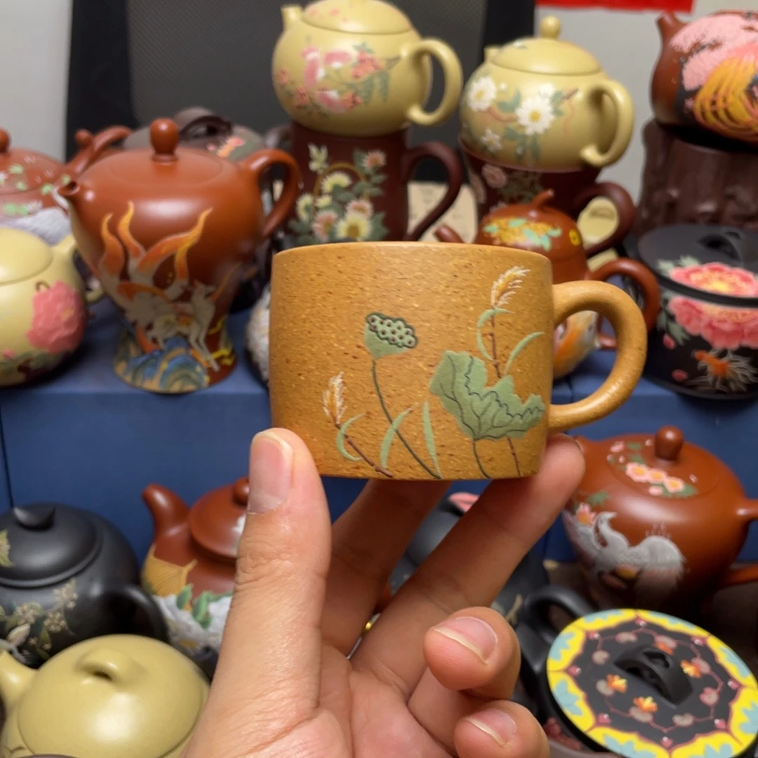 紫砂茶杯紫砂主人杯100cc