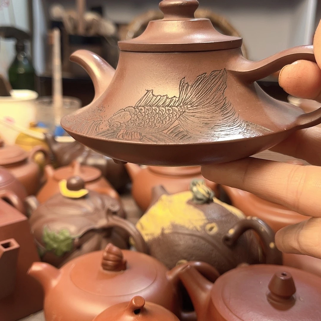 茶壶紫砂全手工制作