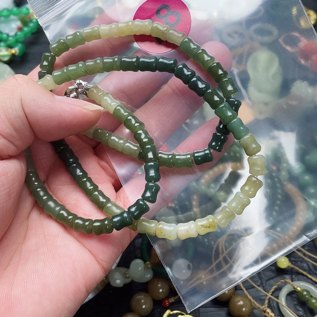 未镶嵌手链和田玉太*花项链