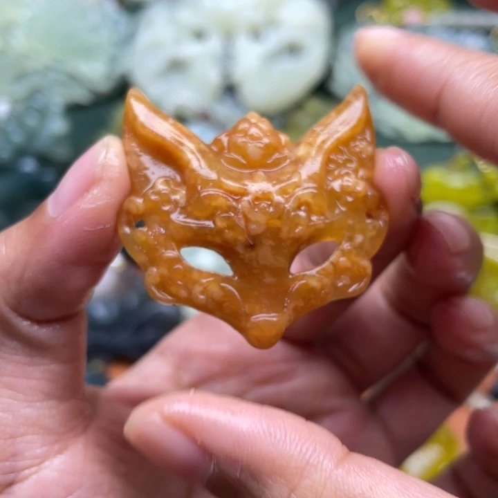 小***️未镶嵌蛇纹石玉吊坠