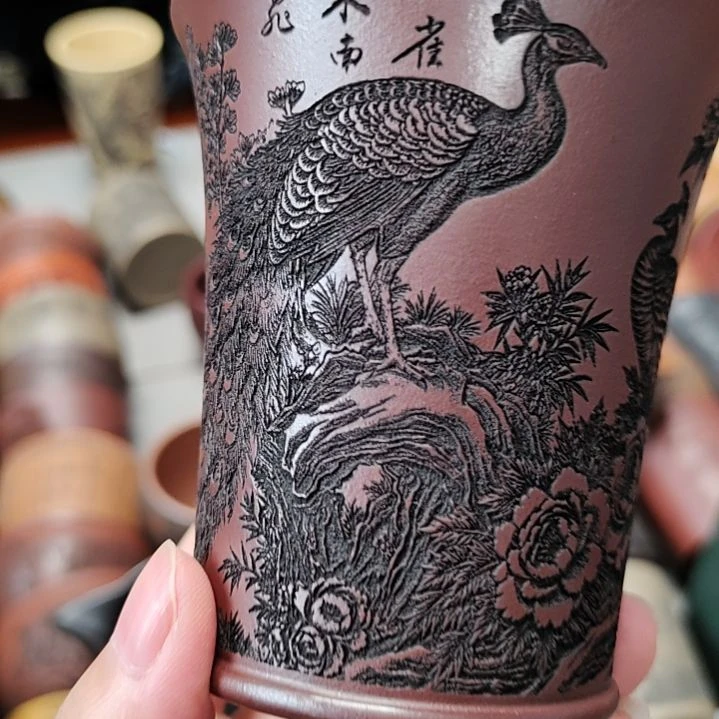 茶杯紫砂宜兴紫砂茶具正品