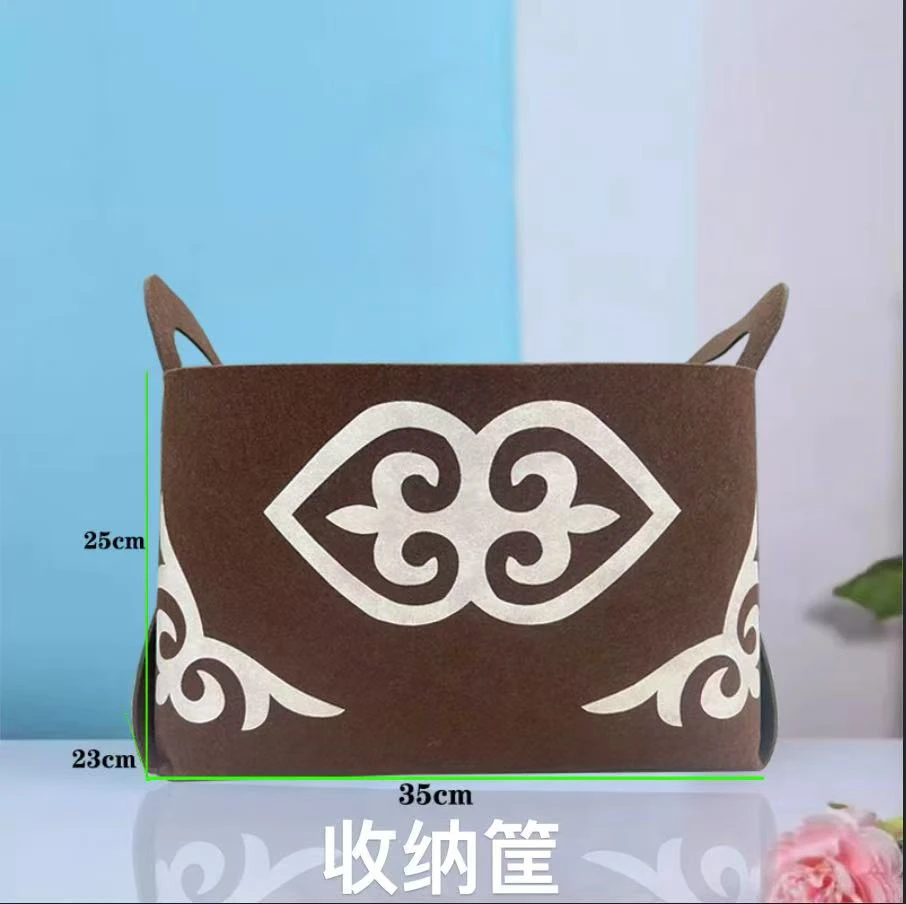 哈萨克族储物脏衣篮玩具收纳筐卡通收纳箱棉被大众杂物