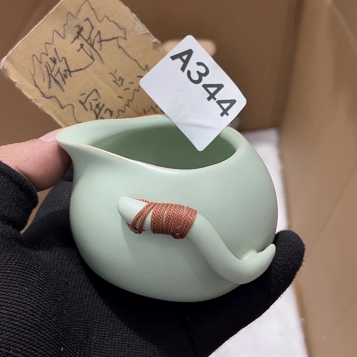 瓷片茶摆件工艺品摆件666