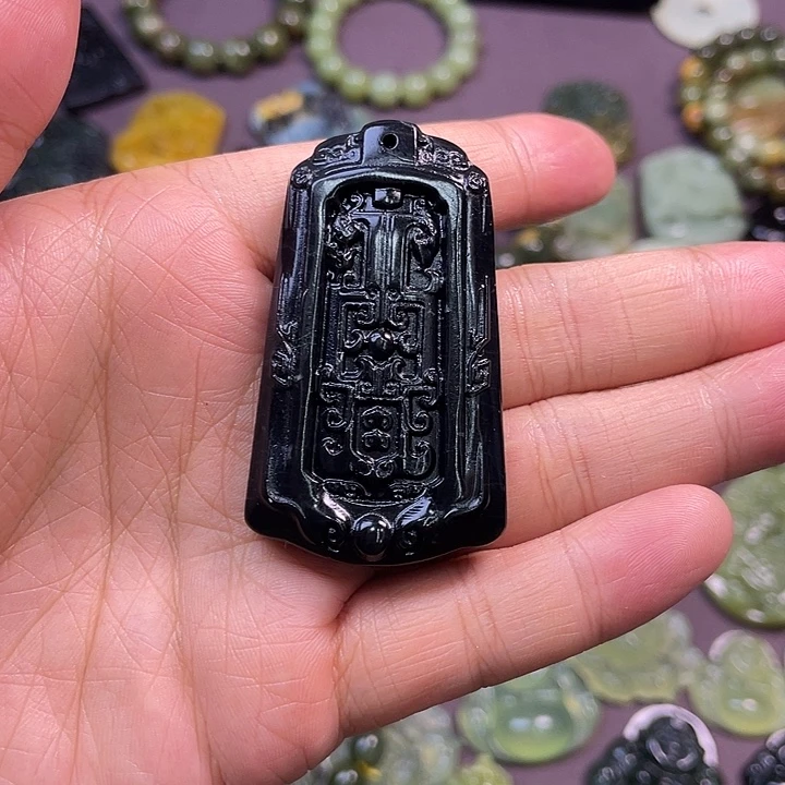 蛇纹石玉合金手链