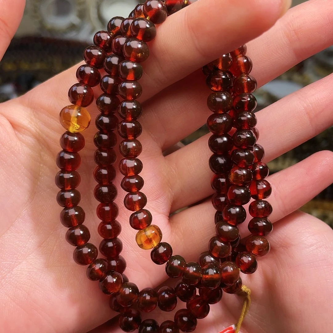琥珀未镶嵌裸石抚顺琥珀6➕108血珀