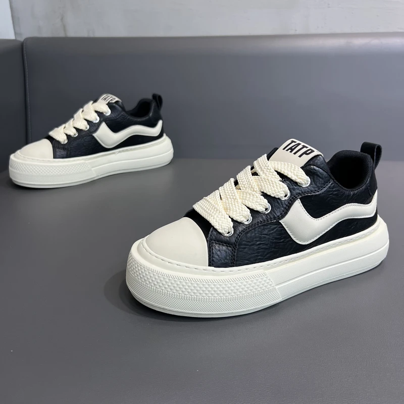 秋季新款低帮软底简约休闲鞋轻奢潮流时尚百搭网红爆款青春潮男鞋