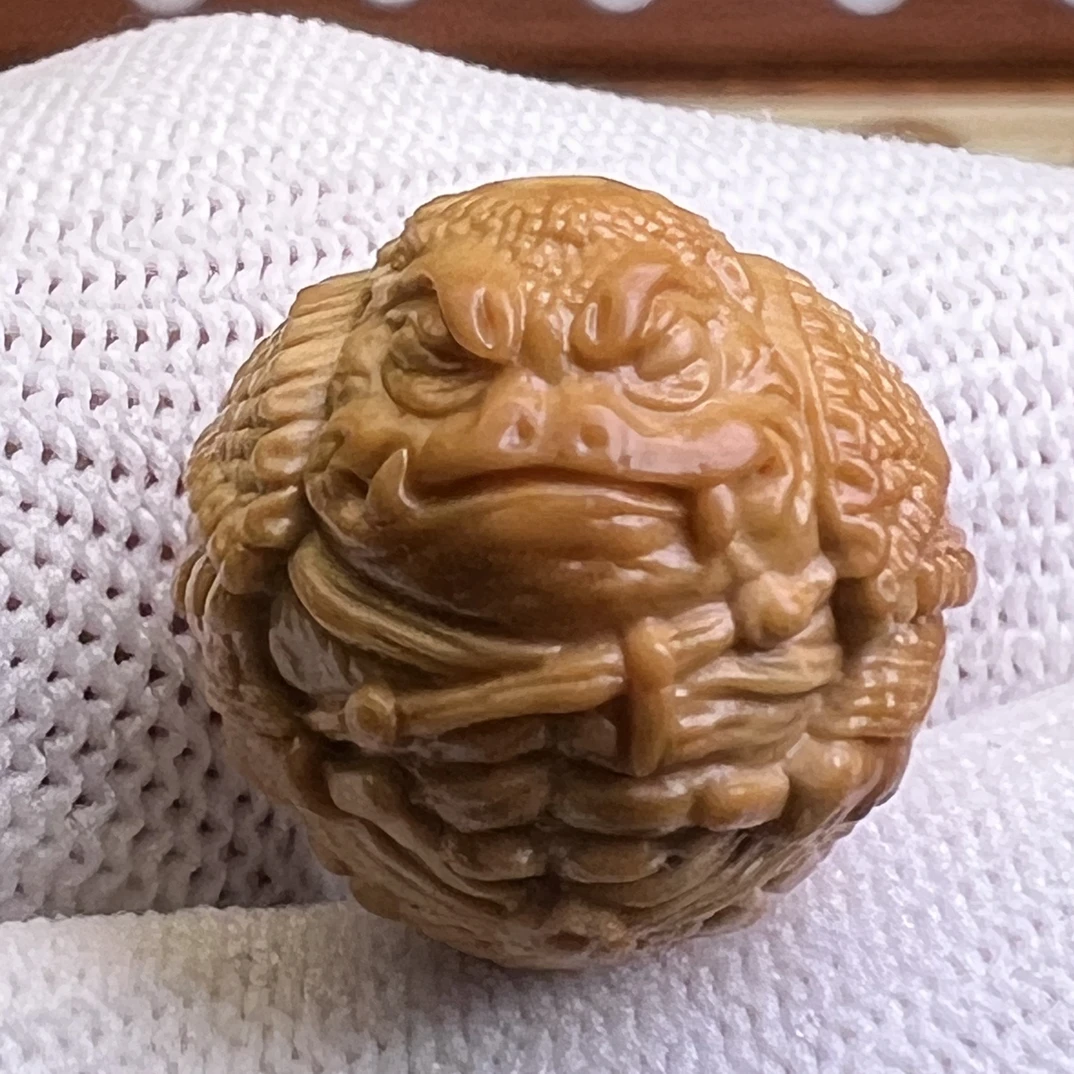 【刀锋金蟾】17-18左右猴头核桃（全品有正常封口线）