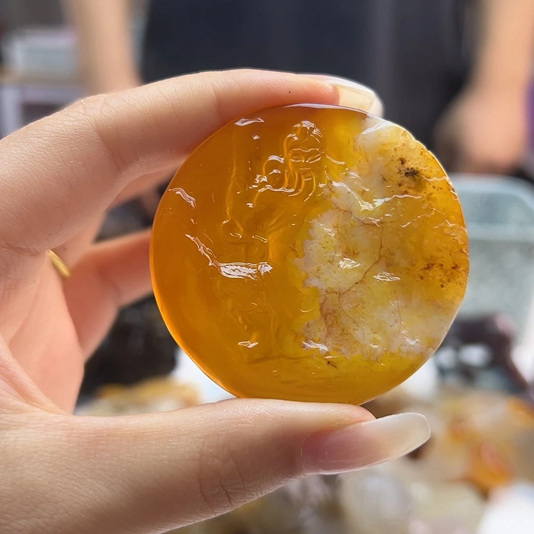 玛瑙/玉髓未镶嵌吊坠(不含链)